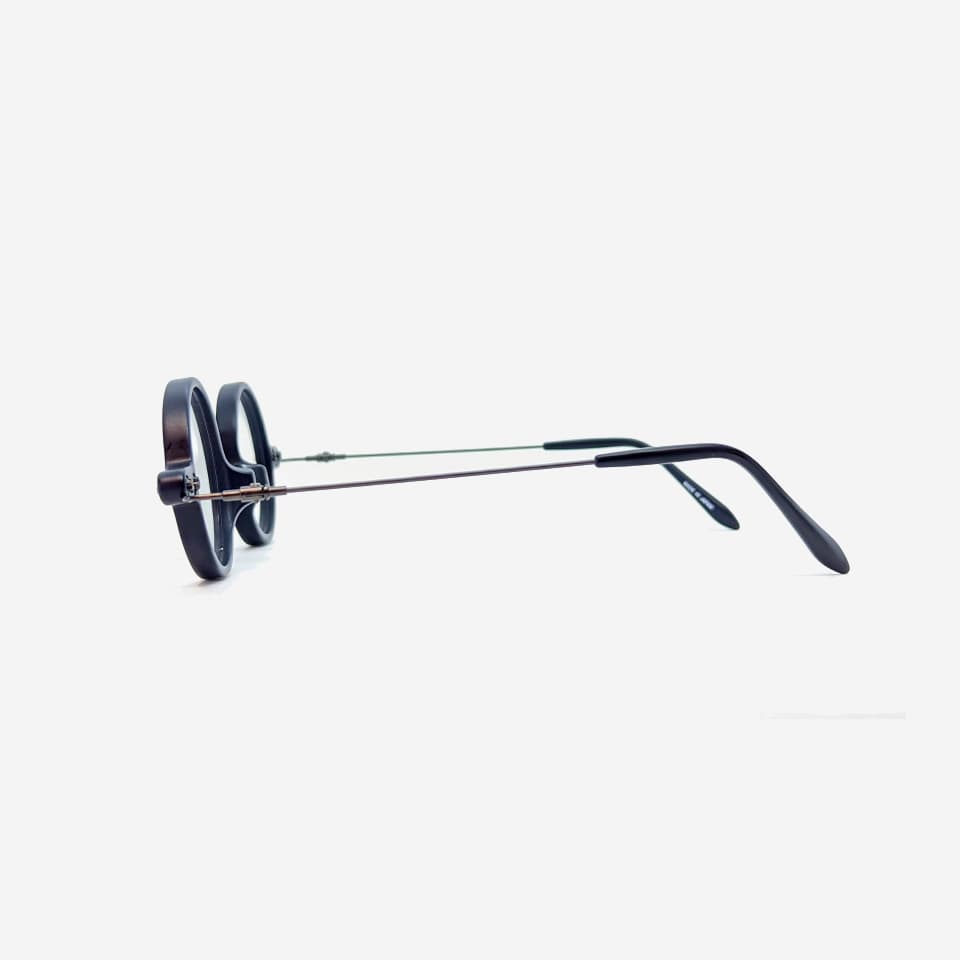 （Sprung Eyewear）Sprung #03 [ 丸型レンズ / クリップオンサングラス / アセテート / チタン / レンズ交換可 / 鯖江産眼鏡 ]