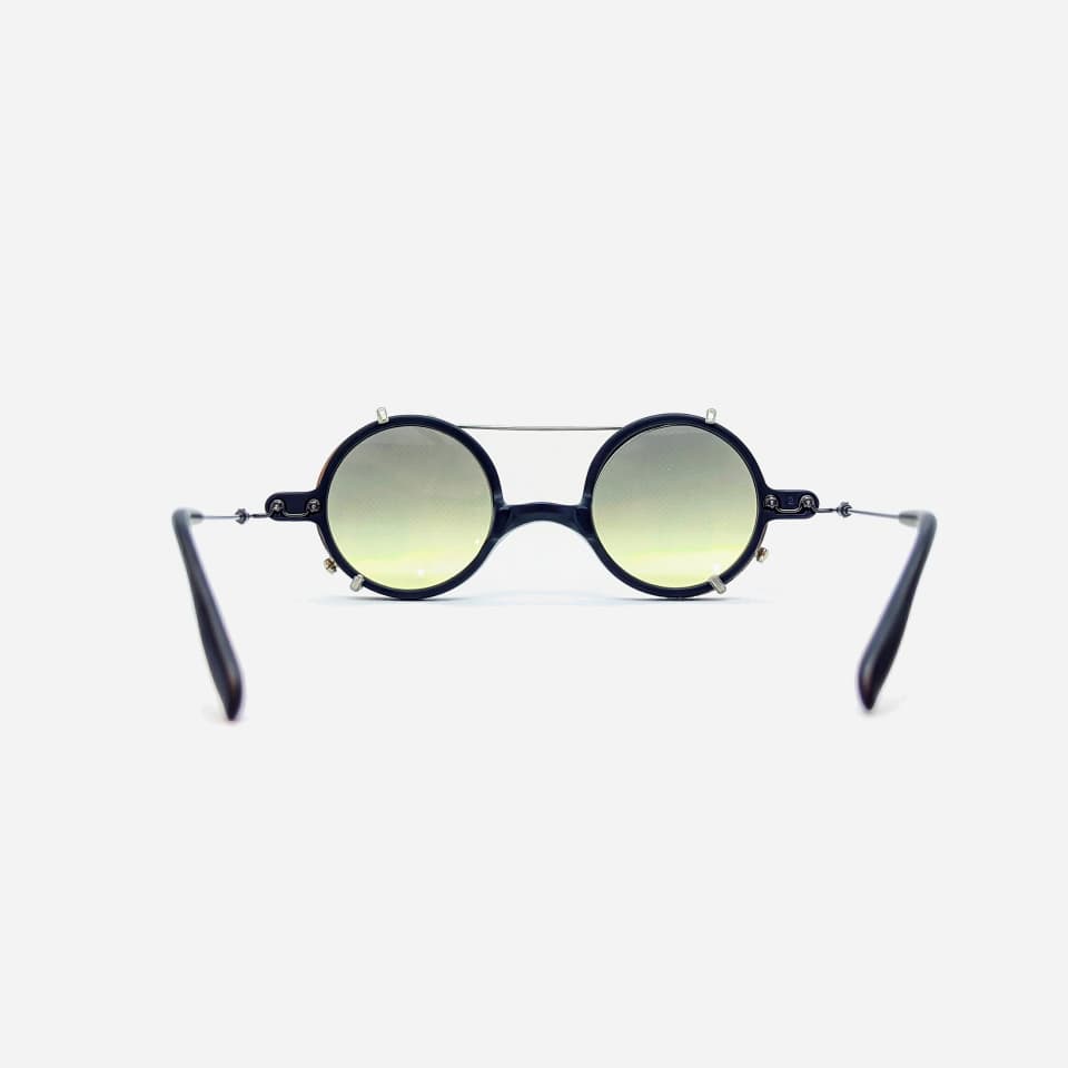 （Sprung Eyewear）Sprung #03 [ 丸型レンズ / クリップオンサングラス / アセテート / チタン / レンズ交換可 / 鯖江産眼鏡 ]