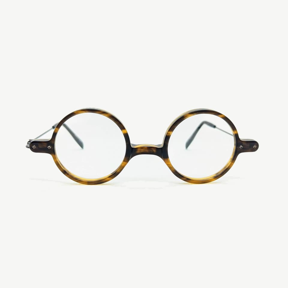 （Sprung Eyewear）Sprung #03 [ 丸型レンズ / クリップオンサングラス / アセテート / チタン / レンズ交換可 / 鯖江産眼鏡 ]