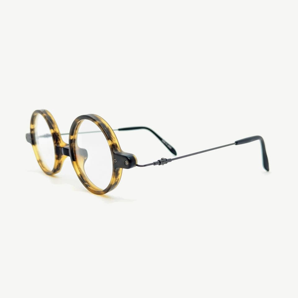 （Sprung Eyewear）Sprung #03 [ 丸型レンズ / クリップオンサングラス / アセテート / チタン / レンズ交換可 / 鯖江産眼鏡 ]