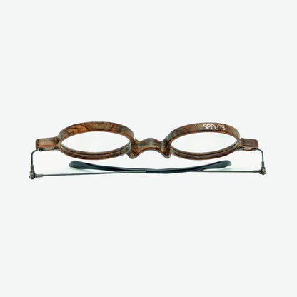 （Sprung Eyewear）Sprung #03 [ 丸型レンズ / クリップオンサングラス / アセテート / チタン / レンズ交換可 / 鯖江産眼鏡 ]