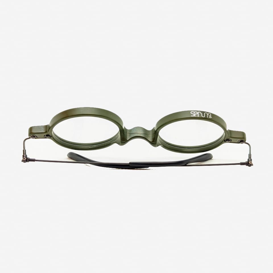 （Sprung Eyewear）Sprung #03 [ 丸型レンズ / クリップオンサングラス / アセテート / チタン / レンズ交換可 / 鯖江産眼鏡 ]