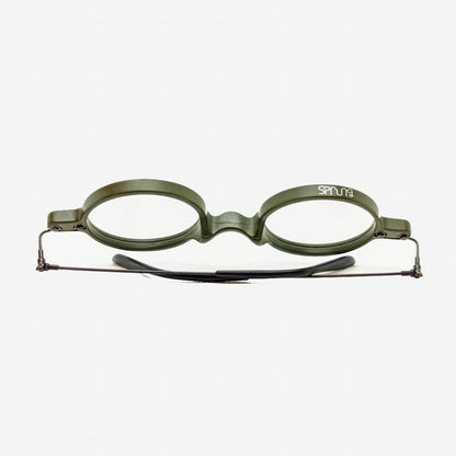 （Sprung Eyewear）Sprung #03 [ 丸型レンズ / クリップオンサングラス / アセテート / チタン / レンズ交換可 / 鯖江産眼鏡 ]