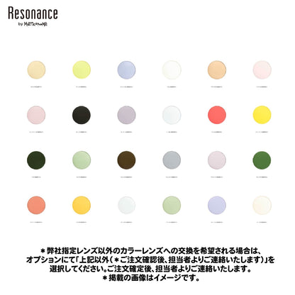 （Resonance・サングラスタイプ・C2：Gold）BIMBER / BRIDGE / FEST [クリアフレーム / アセテート]