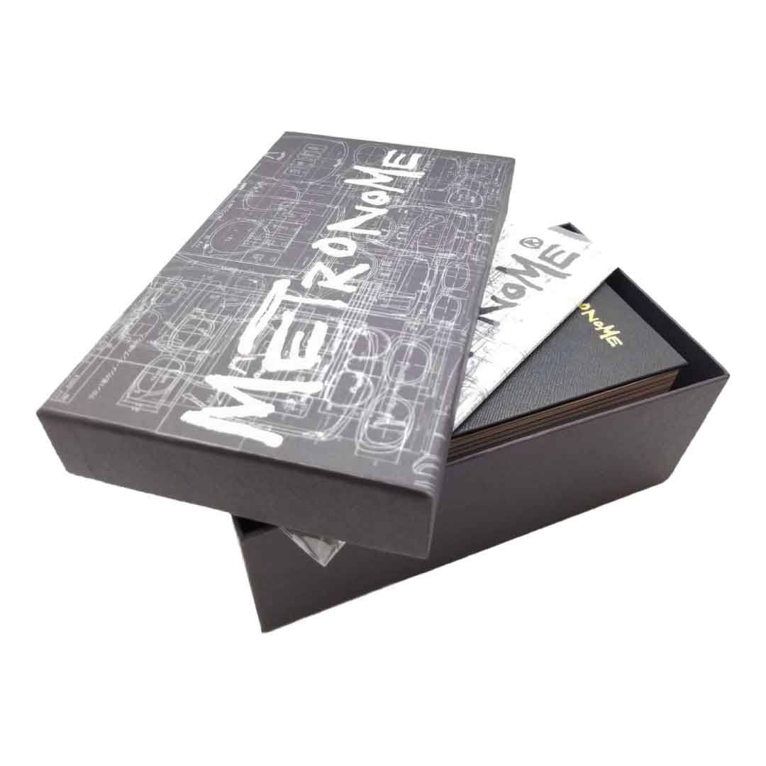 METRONOMEオリジナルフルセット（ケース＋セリート） [ BOX型 / 1枚用ハードケース / 眼鏡・サングラス用 / アクセサリーケース / 眼鏡拭き付き ]
